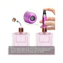 1pc Portable Mini Perfume Atomizer Spray Bottle Set – Refillable Travel Size Fragrance Dispenser For On-The-Go Touch-Ups – Ideal For Carrying Your Favorite Scents In Purses, Pockets, Gym Bags, And During Travel Or Shopping Trips – Leakproof, Easy To Fill, And Perfect For Parties & Everyday Use Back To School - 彩色 - 查看 4