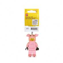 LEGO Bộ xếp hình minifigure - Móc khóa hình chú heo phát sáng trong bóng tối KE212H - KE212H - Xem 2
