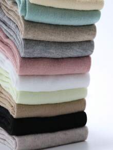 10 perechi de șosete sport pentru femei/cupluri, șosete sport casual cu talie elastică multicoloră, confortabile și versatile, moi și respirabile, potrivite pentru purtare zilnică, cadouri, timp liber, ieșiri, înapoi la școală, manșetă cu nervuri, fără strângere, opțiuni multicolore pentru bărbați și femei - Multicolor - Vizualizare 3