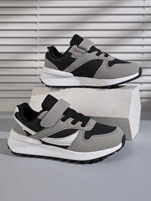 1 Pair Leather Upper Kids Versatile Student Boys Sports Running Shoes, Suitable For Daily Wear, Sports, Casual Outings - Multicolor - View 5