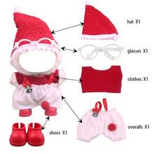 17cm娃娃圣诞服装套装 马卡龙盲盒娃娃衣服套装 适合替换1代2代3代娃娃 青少年派对玩具 生日礼物(不含娃娃) - 彩色 - 查看 14