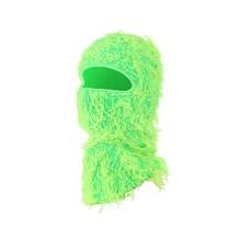 Popular Single Hole Knitted Face Mask, Acrylic Yarn Balaclava Hat For Party, Funny Outdoor Warm Headwear