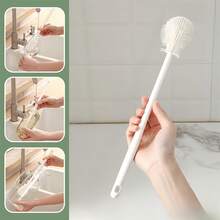 Set de 5 cepillos de limpieza de cocina, incluye cepillo para tazas, cepillo largo para botellas, cepillo quitamanchas de té, versátil para botellas, tazas, ranuras, herramientas de limpieza, regalo de Navidad