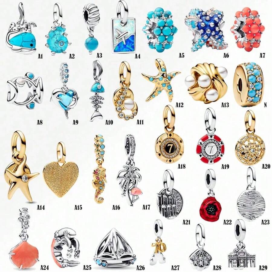 1 hạt charm hình ốc sên biển nhiều màu tùy chọn thời trang và tối giản, tự làm bằng thủy tinh Murano xanh mạ bạc. Phù hợp để kết hợp với vòng tay hạt, vòng tay mặt dây chuyền, vòng cổ và móc khóa, tạo nên phong cách thời trang sành điệu. Đây là món quà trang sức hoàn hảo cho phái nữ trong các dịp lễ hội và tiệc tùng như Halloween. - Nhiều màu - Xem 1