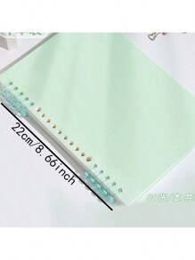 1/2 件马卡龙 A5 软封面可拆卸线圈笔记本，高中生美学记事本 - 彩色 - 查看 15