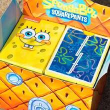 1pc SpongeBob SquarePants The Same Anime Peripheral Playing Cards High Beauty Small Cards Birthday Gift Party Cartoon Cards - Multicolor - View 5