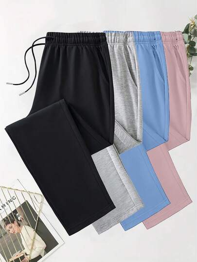 New Women's Outdoor Casual Pants, Loose Fit, Solid Color Design, Suitable For All Seasons, Slimming And Versatile, Suitable For Hiking, Camping, Adventure, Jogging And Various Occasions