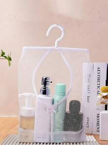 Cesta de ducha portátil - Organizador de ducha de malla transparente, bolsa de artículos de tocador, bolsa de cosméticos, cesta portátil, bolsa transparente duradera, bolsa de artículos de tocador, bolsa de cosméticos, cesta de ducha portátil - Multicolor - Ver 12