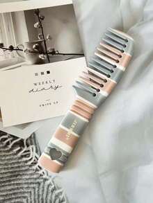 4pcs/Set Classic Classic Stripes Grain Anti-Static Plastic Hair Comb Set(Stripe Color Random), Suitable For Daily Use, Hair Accessories - Stripe Style - View 19
