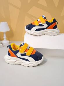 Kids' Chunky Sneakers, Toddler Boys Girls Breathable Running Shoes, Casual Sports Shoes, Infant Baby Mesh Shoes, Spring Autumn New Arrivals - Blue - View 4