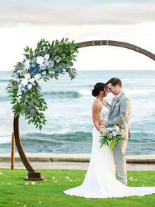 5pcs Greenery Stems Artificial Plastic Green Leaf Garland Vines Hanging Spray For DIY Wedding Arch Bouquet Filler Table Centerpieces Home Decor Valentine's Day, Valentines Wedding, Birthday, Room Decor, Wall Decor, Home Decor Living Room, Bedroom,Party - Green - View 8