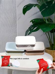 1/2/3pcs[Hot Selling]Quick-Drain Soap Dish With Lid - Thickened Non-Slip Bath Organizer, Detachable Shower Caddy For Home/Dorm/Travel, Multi-Color Options(Colors Random)Green Decor(Saudi National Day)