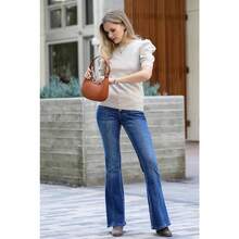 FashionPuzzle Small Crescent Shoulder Bag Underarm Purse - 白色/白色 - 查看 7