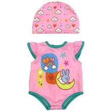 Vêtements pour poupée de mode de 40 à 45 cm (16 à 18 pouces), plusieurs styles disponibles, série d'ailes magnifiques, robe de poupée nouveau-né de 43 cm, cadeau pour les fêtes et les anniversaires, accessoires pour poupée, poupée et chaussures non incluses