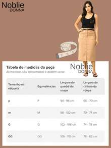 Elegant Women's Tailored Midi Skirt With Belt - 米色 - 查看 2