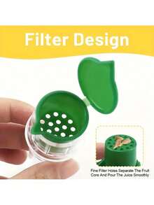 Manual Citrus Juicer - Plastic Lemon & Orange Squeezer With Ergonomic Handle | Efficient Squeeze Design For Fresh Juice Extraction