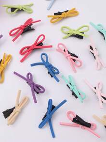 20/10pcs/Set Pink Purple Little Girls Hair Clips, Hair Clips, Bangs Clips, Harmless Hair Accessories, Suitable For Daily Use
