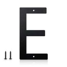 5 Incn Metal Aluminium House Numbers Letters, Black House Address Letters, Outdoor Mailbox Numbers, Modern Metal Address Number Letter For Homes, Apartments, Farms