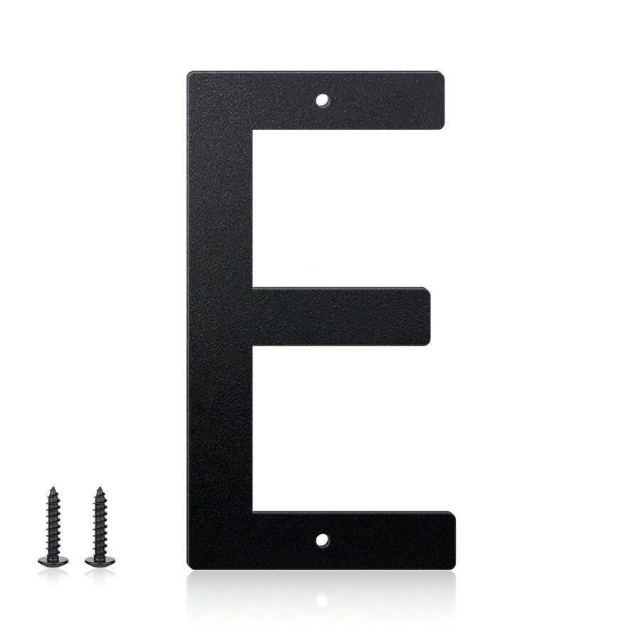 5 Incn Metal Aluminium House Numbers Letters, Black House Address Letters, Outdoor Mailbox Numbers, Modern Metal Address Number Letter For Homes, Apartments, Farms
