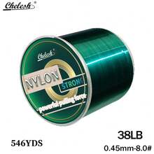 Chelesh 546yds Super Strong Nylon Monofilament Fishing Line, Available In Olive Green, Gray, Transparent, Fuchsia, Parallel Winding Craft, High Strength, Good Water Cutting Performance, Multiple Strengths Available, Father's Day Fishing Gift, Jewelry Making DIY - Multicolor - View 14