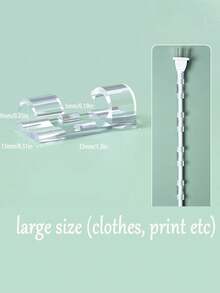 透明线夹自粘式电线整理器数据线固定器塑料电线管理夹居家必备办公室必备宿舍必备