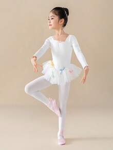 1 szt./3 szt. białe rajstopy do tańca o wysokiej gęstości, antypoślizgowe, odpowiednie dla dzieci w wieku 2-16 lat