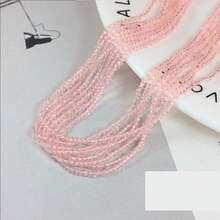 10 Strands (Approx. 1200+ Pcs) 4mm Shiny Glass Beads, Austrian Crystal Glass Rondelle Beads, Spacer Beads For Bracelets, Necklaces, Anklets, Earrings, Jewelry DIY Loose Beads - Multicolor - View 36