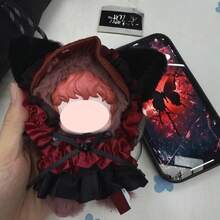 万圣节、圣诞节（仅衣服）SP娃娃装冬日旋律系列10cm娃娃毛绒针织花园服染深色猫女 - 彩色 - 查看 10