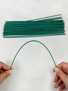 10/50pcs 2mm Artificial Flower Rod Flower Stem Wire Making Accessories, Lifelike Green Flower Stems For DIY Wedding & Home Decor,Flower Head Decoration Accessories And Handicrafts,Bouquet Stem Flower Arrangements Decor Supplies, Stems Flexible Bendable Iron Wire Sticks ,Party And Holiday Decorations,Fall Decoration, Halloween Decoration, Christmas Decoration, Boho Style,Bedroom Accessories Decorations