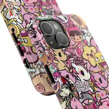 Pinky Colorful  Phone Case, Vintage Aesthetic Graphic Tough Phone Case,  15 14 13 12 11 Pro Max 8 Plus X - trắng - Xem 4