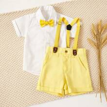 Themed Set Birthday Social Boy Clean Pageboy Graduation Baptism Party Event - Yellow - View 1