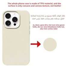 1 pieza Funda de teléfono con material TPU, diseño minimalista retro de hoja de ginkgo y patrón geométrico, compatible con iPhone/teléfonos - Blanco - Ver 6