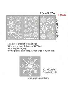 Christmas Window Adsorption Film Christmas Snowman Window Stickers Christmas Glass Window Stickers Winter Christmas Holiday Decorative Stickers