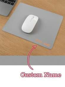 1pc Custom Mouse Pad - Personalized Name - Personalized Text - Dirt Resistant Mouse Pad Non-Slip Laptop Desk Mat - Suitable For Office, Easy To Carry Out - The Perfect Choice For Work Back To School - Multicolor - View 10