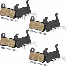 4 Pairs Resin Brake Pads - Bicycle Disc Brake Pads Compatible With Shimano Deore XT XTR LX SLX Hone Alfine Saint
