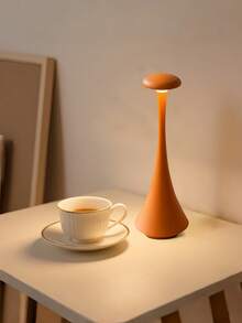 1pc Creative Desk Lamp, LED High-End Waist-Shaped Lamp, Bedside Sleep Light, Bedroom Atmosphere Light, Office Desk Eye-Caring Night Light, Dorm Small Desk Lamp, 3-Color Dimming, Stepless Dimming, USB Charging, Touch Control 3-Color Adjustable Slip-Resistant Base, Multi-Color Options, Suitable For Bedroom, Dining Room, Study, Living Room, Commercial Restaurant, Bar, KTV, Student Reading, Influencer Shop, And More Spaces