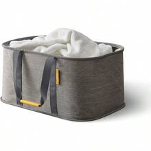Local Devery-YOUBEI-Joseph Joseph Hold- Max Collapsible 55L/14.5 Gon Washing Laundry Basket Bag, Durable Fabric, Moisture Resistant, Grey - Grey - View 4