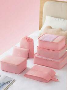 9 件旅行收纳袋衣服内衣化妆品鞋行李打包立方体旅行整理袋洗漱用品袋（无分配瓶）包、房间装饰、包、化妆包、梳妆台、旅行、化妆包、旅行必需品、整理器、存储、旅行必需品、化妆品整理器、化妆包、化妆品整理器、整理器、洗漱用品包、桌面整理器、化妆包、化妆袋、化妆品整理、梳妆台配件、化妆袋、化妆包