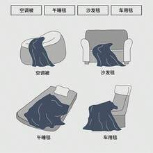 1pc Colorblock Striped Flannel Blanket, Textured Jacquard Design, Soft & Comfortable, Suitable For All Seasons, Office Nap, Bedding, Or Lap Throw, Elegant Bedroom Decor, Versatile Throw Blanket For Adults, Pets, Office, Outdoor Camping, Holiday Gift, Available In Multiple Sizes