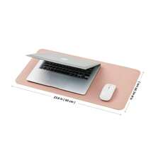 Non-Slip Desk Pad,Mouse Pad,Waterproof PVC Leather Desk Table Protector,Ultra Thin Large Desk Blotter, Easy Clean Laptop Desk Writing Mat For Office Work/Home/Decor(Pink)