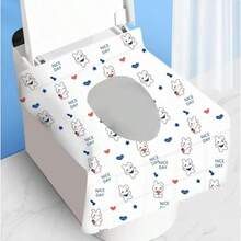 40/20/10pcs Upgraded Extra-Long & Large Disposable Toilet Seat Covers, Ideal For Travel, Keeps Toilet Seats Clean, Perfect For Hotels And Public Restrooms, Highly Portable And Easy To Carry - Multicolor - View 7