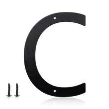 5 Incn Metal Aluminium House Numbers Letters, Black House Address Letters, Outdoor Mailbox Numbers, Modern Metal Address Number Letter For Homes, Apartments, Farms