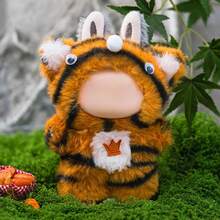 6.69-Inch Doll Clothing, Compatible With Labubu, Animal Image Design One Piece Clothing,1 Set Of Accessories - Fashionable Headpiece + Clothing Set, Jumpsuit, Suitable For 6.69-Inch Dolls, Cute BuLabu Accessories For Play And Display (Doll Not Included) - Multicolor - View 15