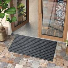 1pc Long Runner Rug Door Mat Entrance Rug Hallway Carpets, Anti-Slip Anti-Oil Waterproof Bathroom Mat, Suitable For Kitchen, Living Room, Corridor, Bathroom Entrance Gifts Birthday Graduation