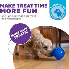 Outward Hound By Planet Dog Snoop Durable Interactive Treat Dispensing Dog Toy, Large, Blue - MàuF - Xem 2