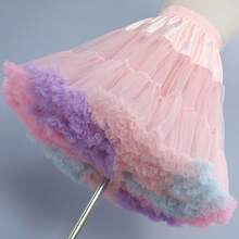 Váy Tutu Tulle Pufy Cho Nữ, Eo Co Giãn, Chifon, Váy Lót Ngắn, Váy Công Chúa, Váy Múa Ballet, Váy Lót, Váy Xòe, Váy Trắng Cho Người Lớn, Quần Áo Mùa Thu Cho Nữ - màu sắc - Xem 2