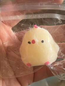 2025 Spring New Arrival, Squeeze Chicken Stress Relief Toy, Pocket Toy, Office Toy, Birthday Gift, Graduation Gift Box, Fun Gag Gift, Halloween Gift, Holiday Gift, Perfect Gift (Random Color, Eye And Mouth Size) - Multicolor - View 12
