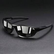 Punk Futuristic Fashion Large Frame Sunglasses, Colorblock, Suitable For Sports, Commuting, Fishing, Unisex, All Seasons