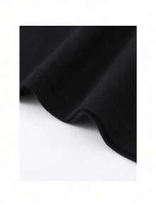 Disney Has Authorized 1 Men's T-Shirt, Disney's < < Mickey Mouse > > DADDYMOUSE Pattern Men's Short-Sleeved T-Shirt, Round Neck Casual And Comfortable T-Shirt, Breathable And Light, Suitable For Sports And Leisure Wear, Loose T-Shirt, Suitable For Gifts, Suitable For Travel And Parties. - Black - View 5