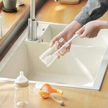 Set de 5 cepillos de limpieza de cocina, incluye cepillo para tazas, cepillo largo para botellas, cepillo quitamanchas de té, versátil para botellas, tazas, ranuras, herramientas de limpieza, regalo de Navidad